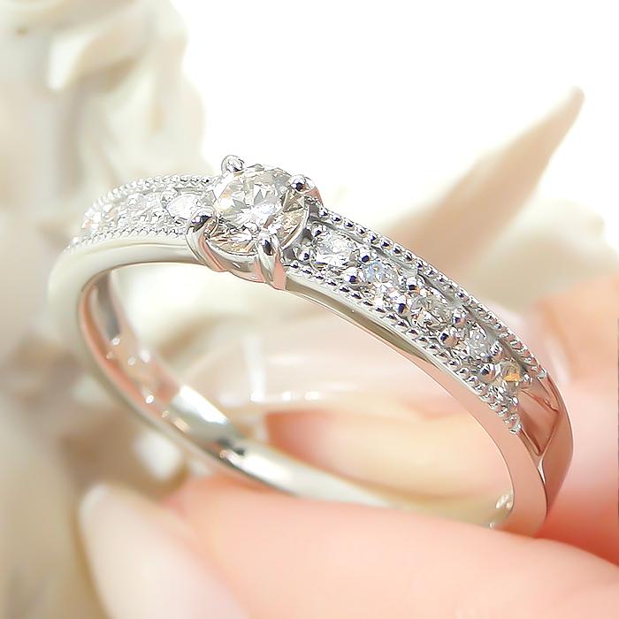 プラチナ ダイヤモンド リング 0.3ct pt900 0.3カラット レディース ジュエリー リング 指輪 緑 ダイヤ ダイア ギフト プレゼント グリーン 送料無料 ber0402の画像