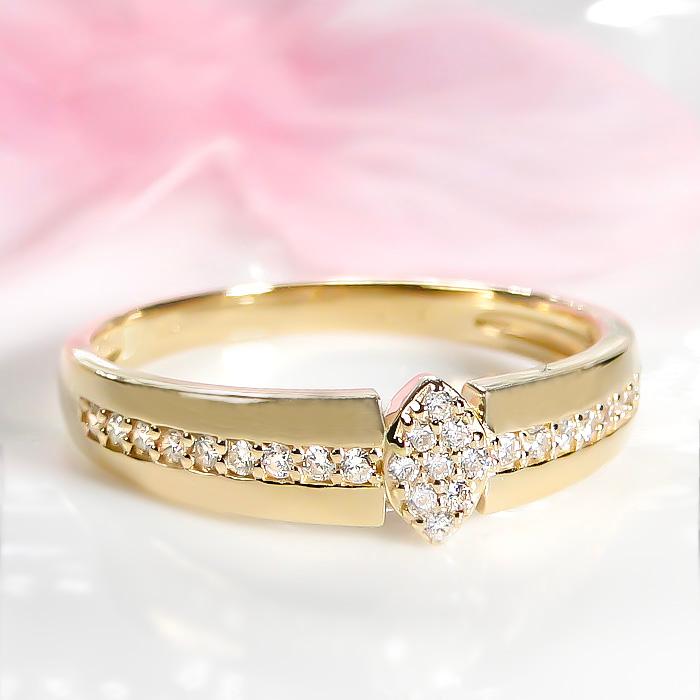 K18YG WG PG ダイヤモンド リング 0.15ct 送料無料 レディース アクセサリー 指輪 ダイヤ ダイア ゴールド ギフト プレゼント エタニティ リーフ ber0414の画像