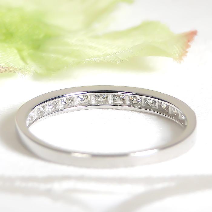 Pt950 0.2ct ダイヤモンド ハーフ エタニティ リング 送料無料 Pt950 0.2ct ダイヤモンド ハーフ エタニティ リング 送料無料