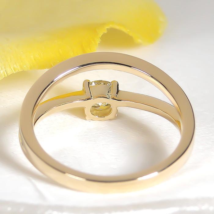 K18 YG PG 0.3ct ダイヤモンド リング 送料無料 18金 K18 18K ゴールド ダイヤ ダイア 4月 誕生石 人気 プレゼント 贈り物 二連 重ね付け 上品 大粒 ber0421の画像