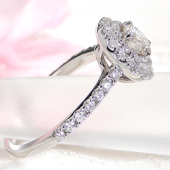 Pt900 0.85ct ダイヤモンド リング 送料無料 指輪 PT プラチナ 0.85 