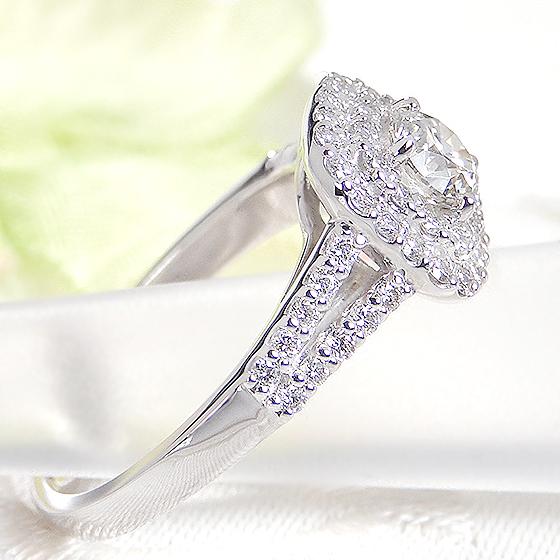 Pt900 0.9ct ダイヤモンド リング 送料無料 指輪 プラチナ PT 