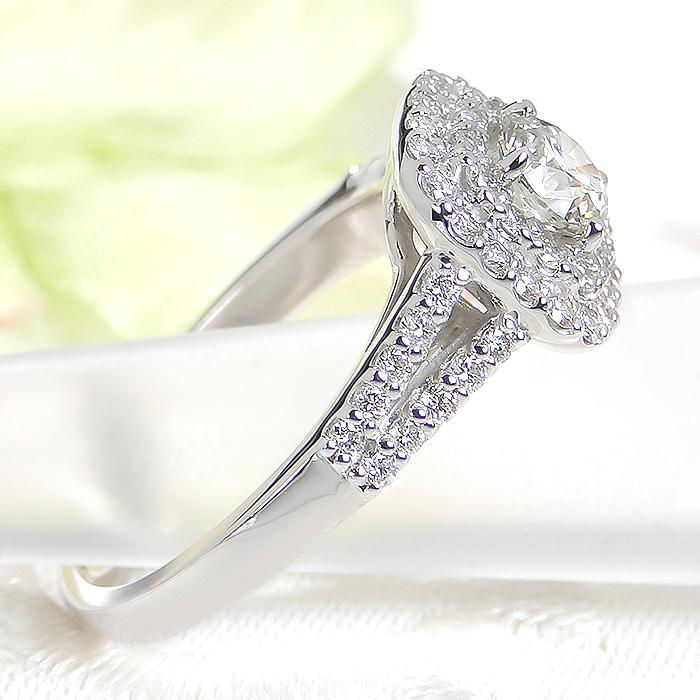 Pt900 0.9ct ダイヤモンド リング 送料無料 指輪 プラチナ PT