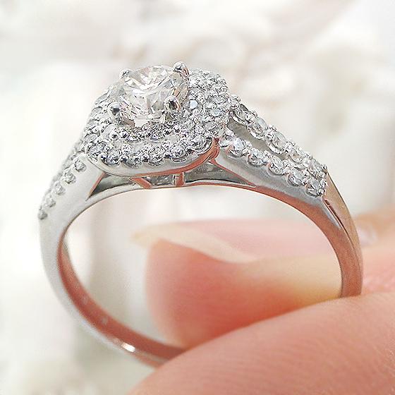 Pt900 0.6ct ダイヤモンド リング 送料無料 指輪 プラチナ PT 