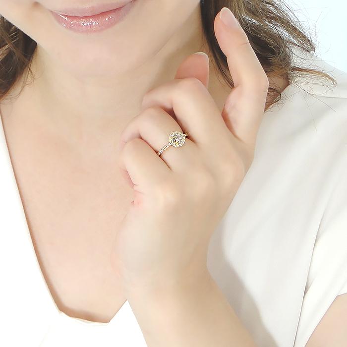 K18YG 0.55ct ダイヤモンド リング 送料無料 指輪 18k 18金 ゴールド ジュエリー レディース ダイヤ ダイア 豪華 大粒 誕生石 人気 プレゼント 贈り物 ber0432の画像