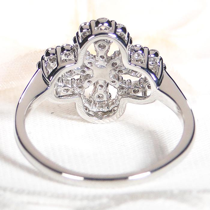 K18 YG PG WG ダイヤモンド リング 0.5ct 送料無料 指輪 18金 18K ゴールド ダイヤ ダイア ギフト プレゼント フラワー 花 フラワーモチーフ ber0435の画像