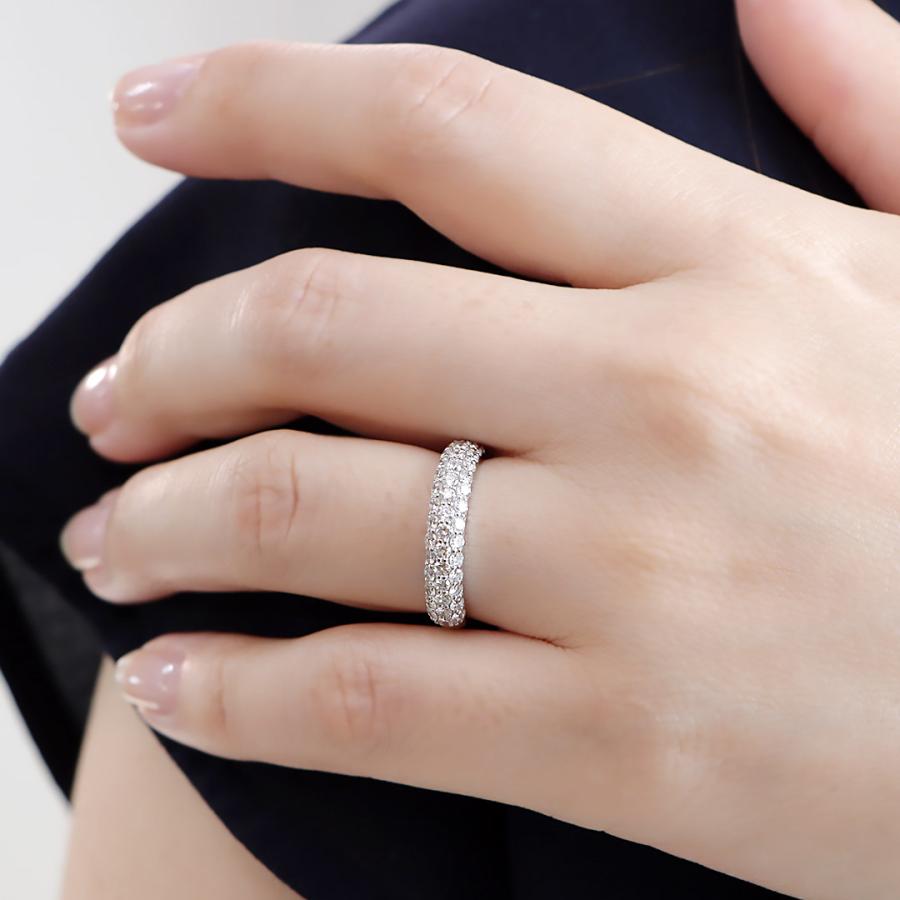 Pt900 0.80ct ダイヤモンド パヴェ リング 送料無料 ジュエリー プラチナ プラチナ900 ダイヤ ダイア 4月 誕生石  華やか 上品 パヴェリング ber0484 |  | 04