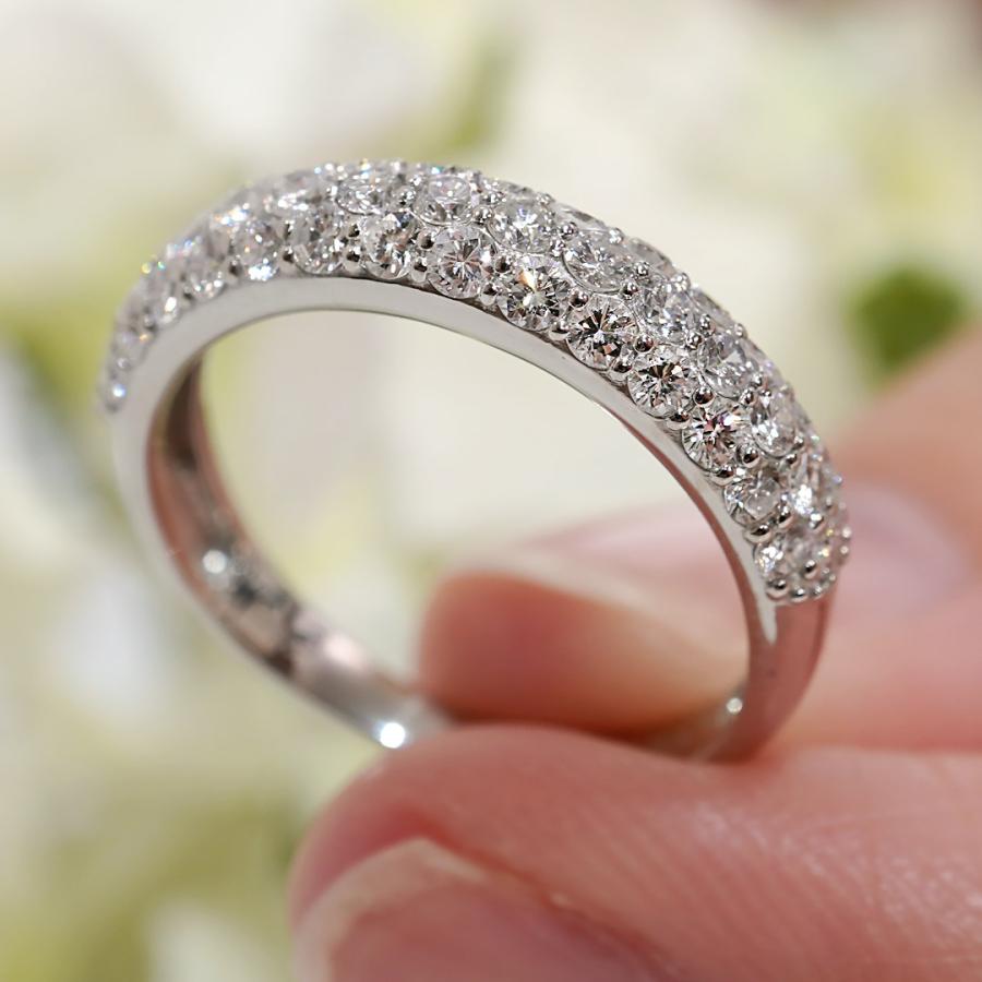 Pt900 0.80ct ダイヤモンド パヴェ リング 送料無料 ジュエリー プラチナ プラチナ900 ダイヤ ダイア 4月 誕生石  華やか 上品 パヴェリング ber0484 |  | 05