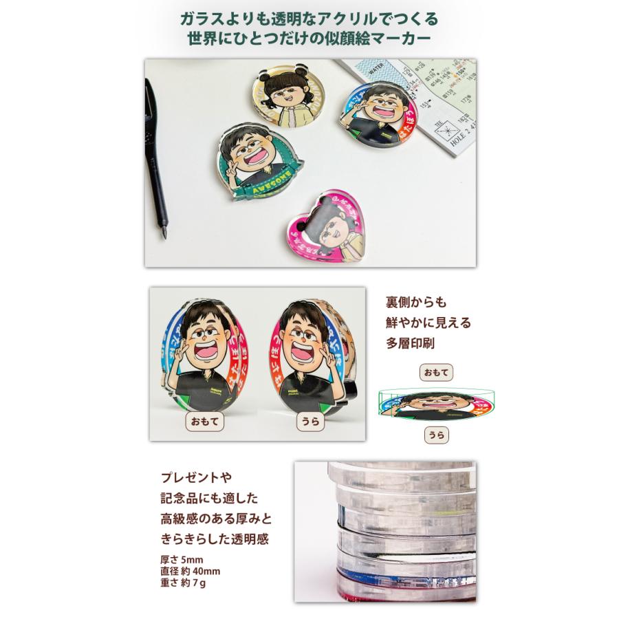 AWESOME（オーサム） 10個セット/写真からカートゥーン調な似顔絵が