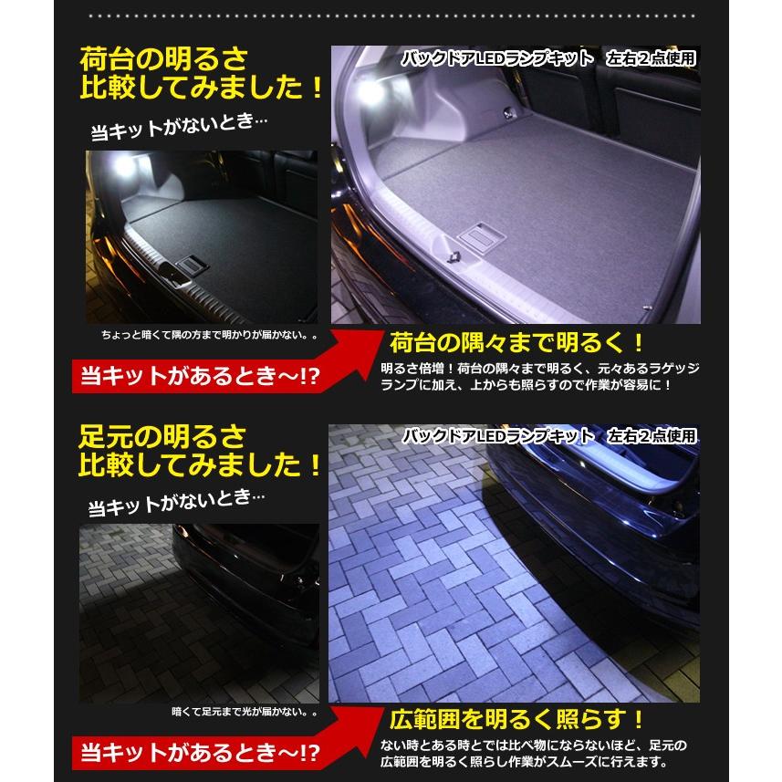 トヨタ エスティマ 30系専用 バックドアLEDランプ増設キット パネル1点（リアラゲッジランプ増設キット）LED【AWESOME/オーサム】｜awesome-japan｜02