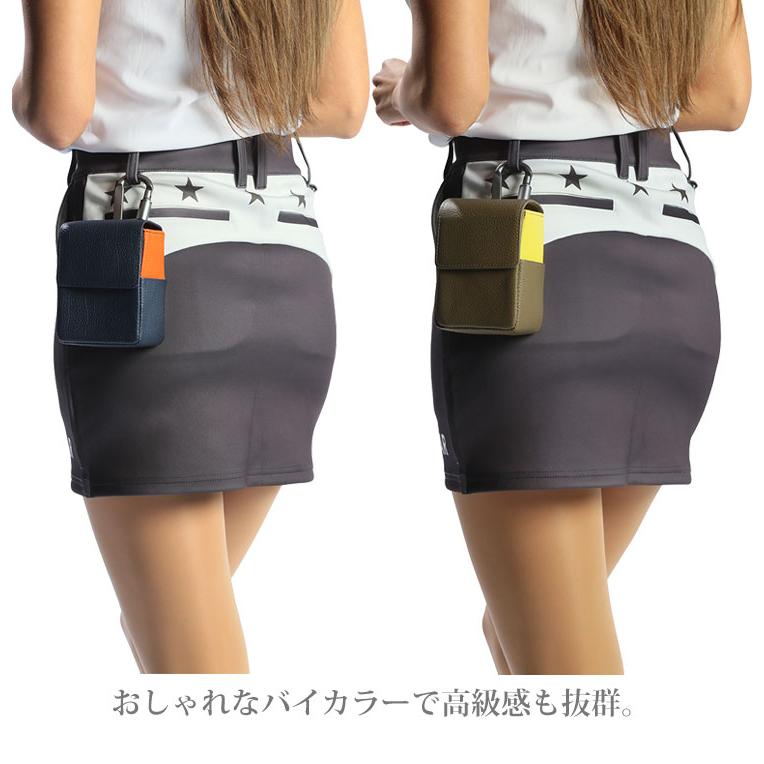 AWESOME（オーサム） スワロデコ イニシャル 本革 レーザー距離計