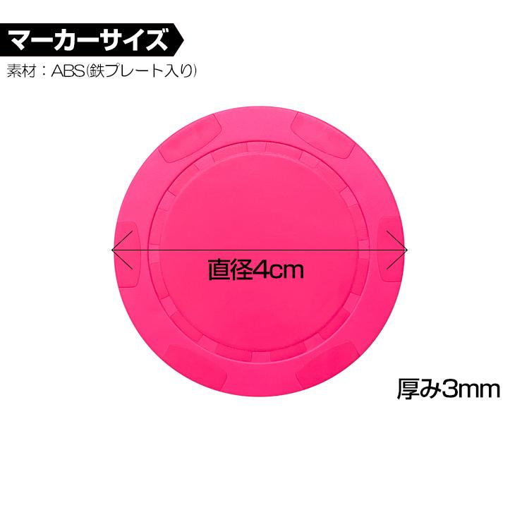 AWESOME（オーサム） 9個セット/SMILE 名入れ 蛍光 ゴルフマーカーUV