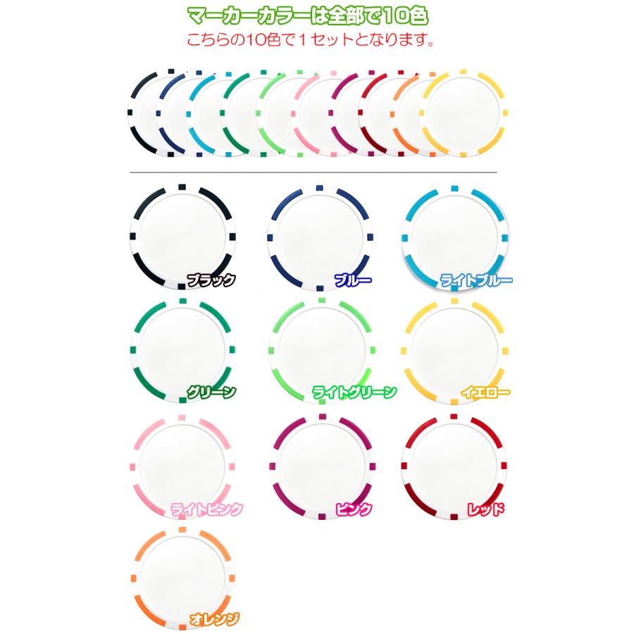 2022 JAPANOpen チップマーカー AWESOME（オーサム） 10個セット/名入れ可能 四字熟語 ゴルフマーカー