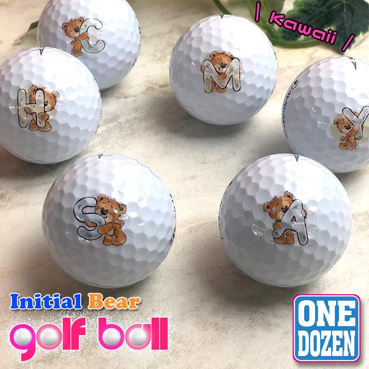 数字 イニシャルベアデザイン ゴルフボール Myゴルフボール 12個 1dozen マイボール Srixon Z Star Xv オリジナル おしゃれ Golfball Inibear カーパーツ専門のawesome Japan 通販 Yahoo ショッピング