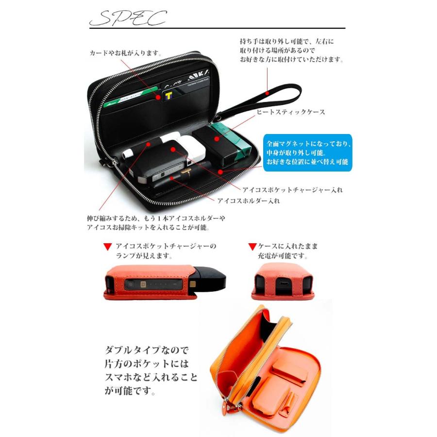 アイコスマグネットケース ダブルタイプ アワーグラスシリーズ（全7色