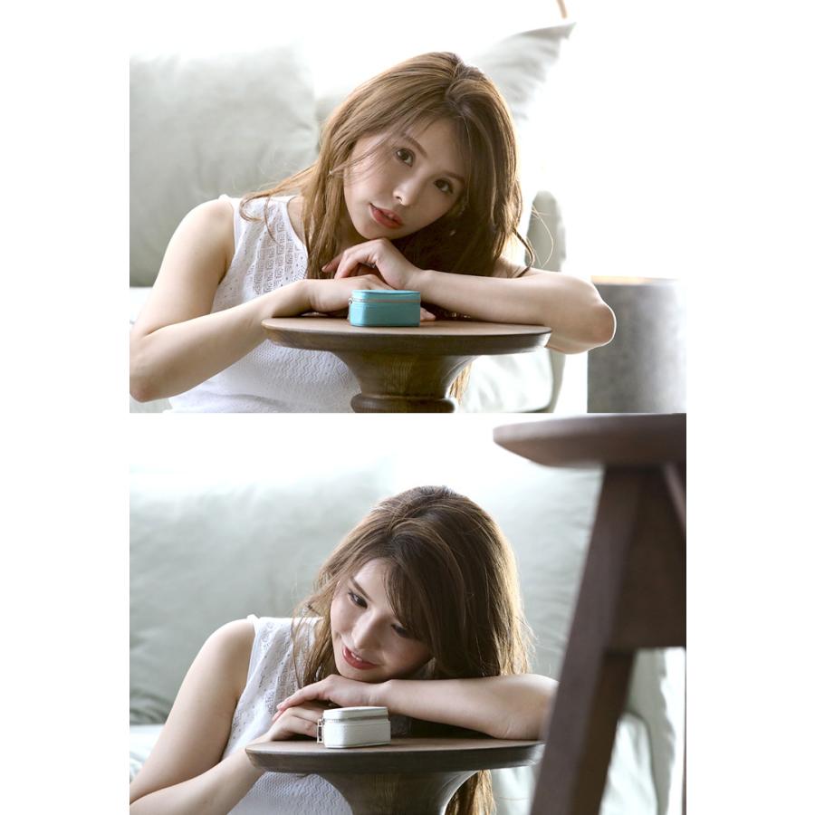 スワロデコ 筆記体 名入れ アクセサリーケース ジュエリーケース 本革