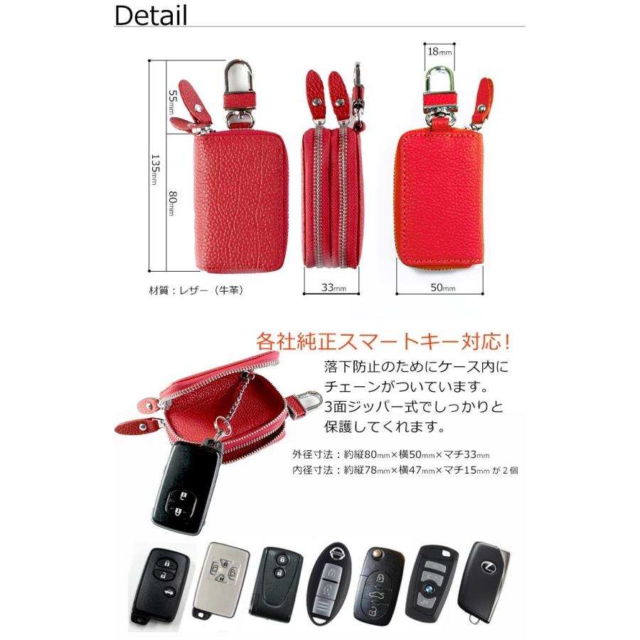 AWESOME（オーサム） スマートキーケース 小銭入れ付き ダブル