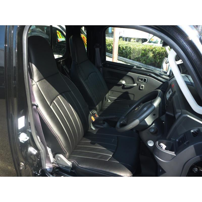 お得に購入 ハイゼットジャンボ S500型 シートカバー 専用シート ブラック/ブラウン ダイハツ DAIHATSU HIJET TRUCK SEATCOVER