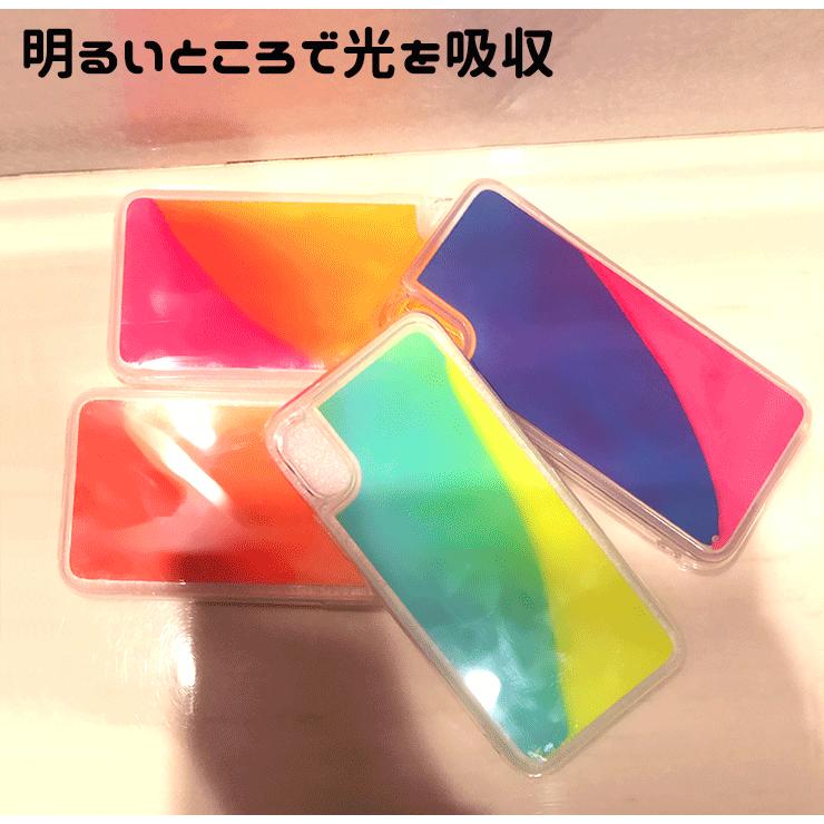 POPでかわいい スカルデザイン 名入れ ネオンサンド iPhoneケース
