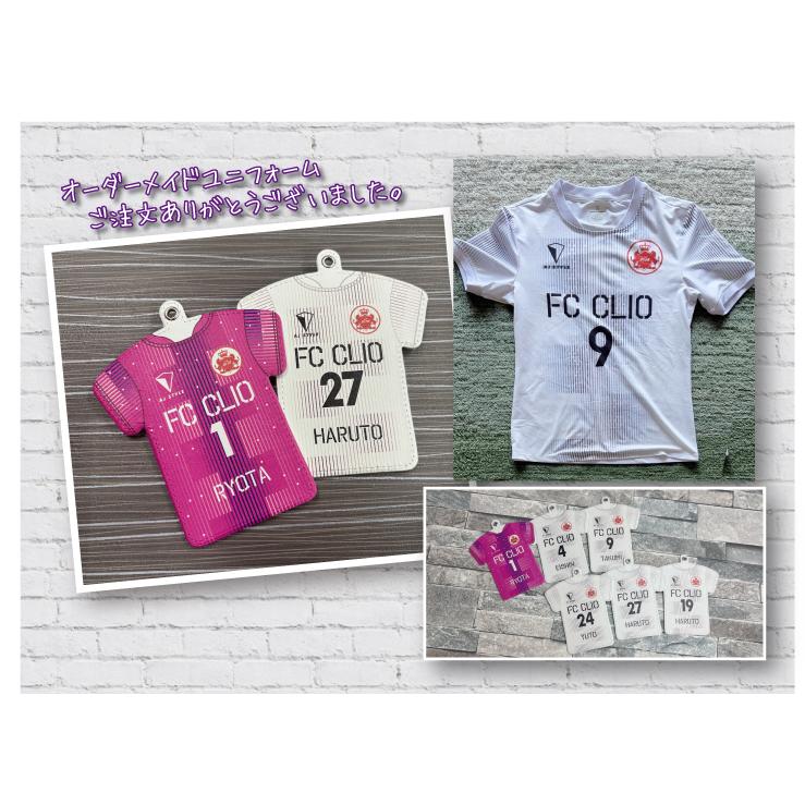 名入れ ユニフォーム型 パスケース 部活 卒部 記念品 収納 カード