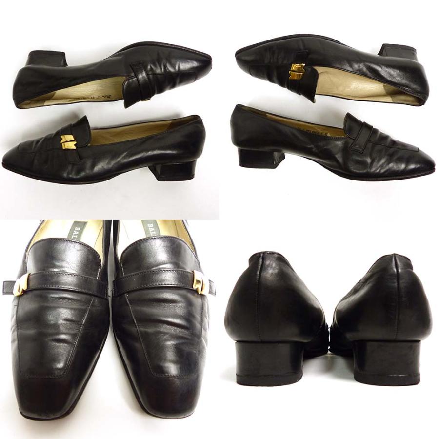 Bally スイス製 バリー / BALLY レザー パンプス ローファー 7 1/2C(24 