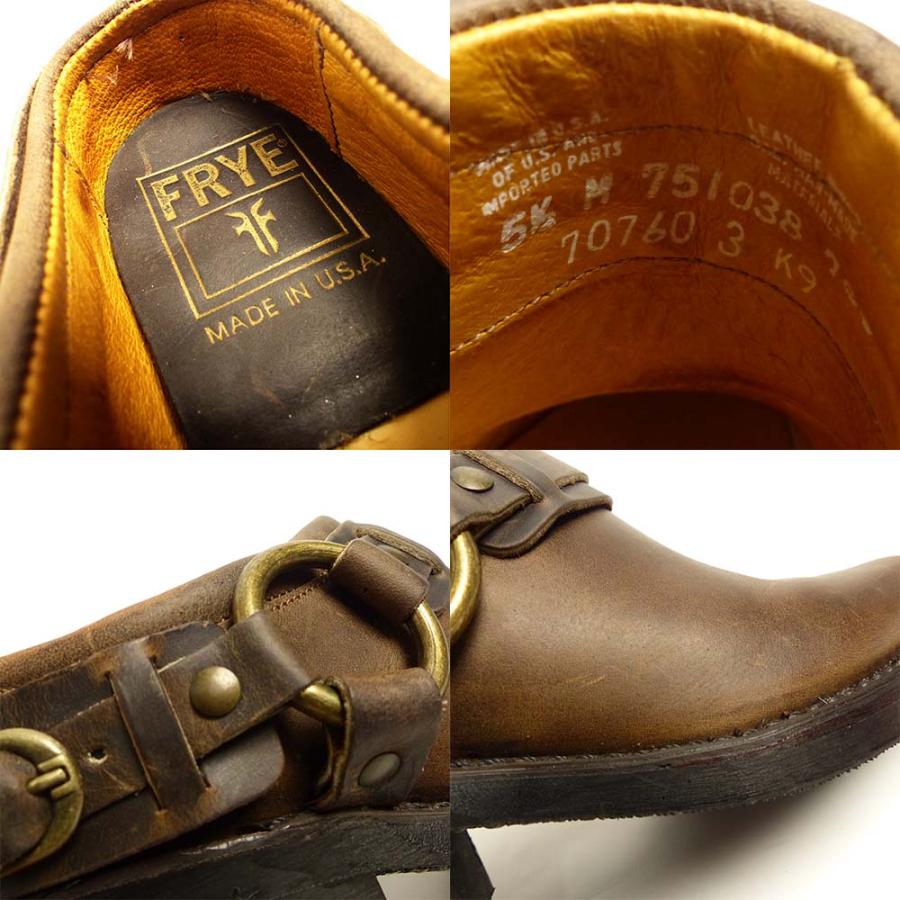 USA製 FRYE / フライ リング サンダル / リングブーツ / リングミュール 5 1/2M(22.5cm相当)(レディース)【中古】｜awesome2018｜03