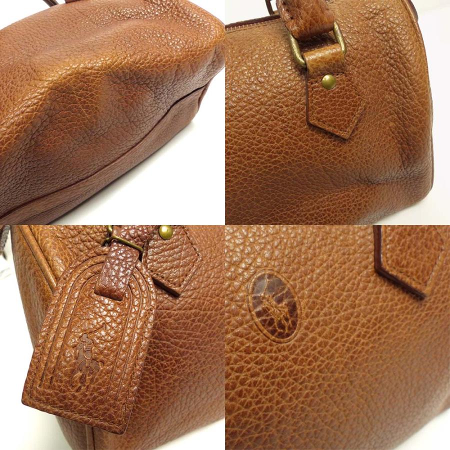 POLO RALPH LAUREN / ラルフローレン レザー ボストンバッグ POLO RALPH LAUREN / ラルフローレン レザー ボストンバッグ