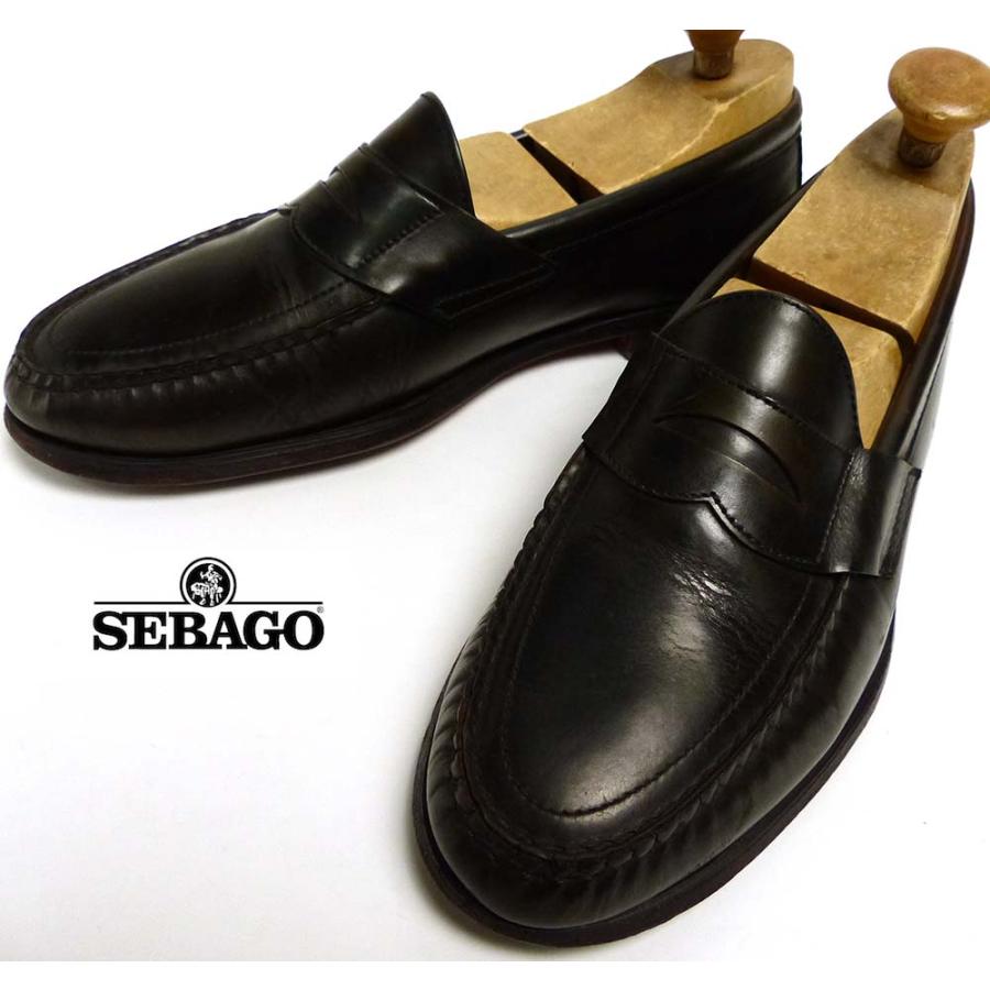 【訳あり】USA製 SEBAGO / セバゴ コイン(ペニー) ローファー US11E(29cm相当)(メンズ)【中古】 :6i-1-097