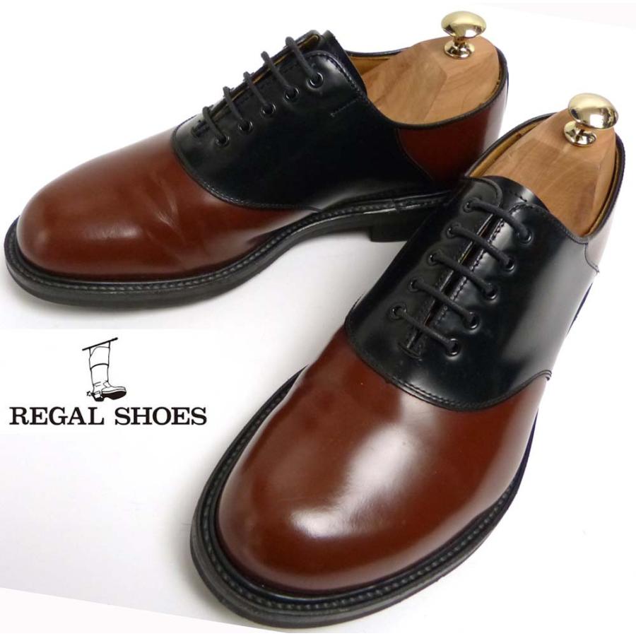 人気ショップが最安値挑戦 リーガル REGAL W16A レザー サドルシューズ