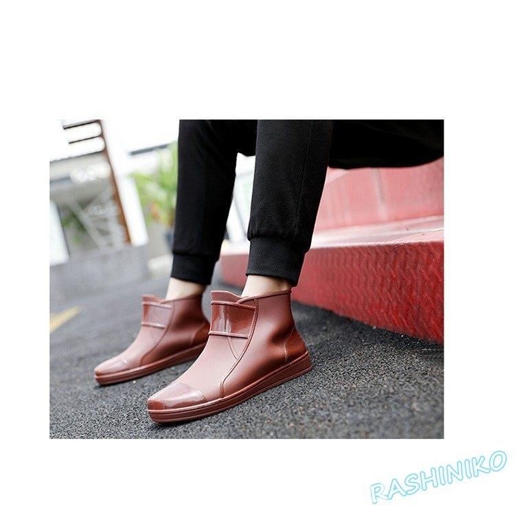 速くおよび自由な レインシューズ ブーツ レインブーツメンズおしゃれショートレインシューズ防水 レインブーツメンズおしゃれショートレインシューズ 防水梅雨対策雨靴雨具ショートブーツ靴通勤カジュアル Www Threeriversofs Com