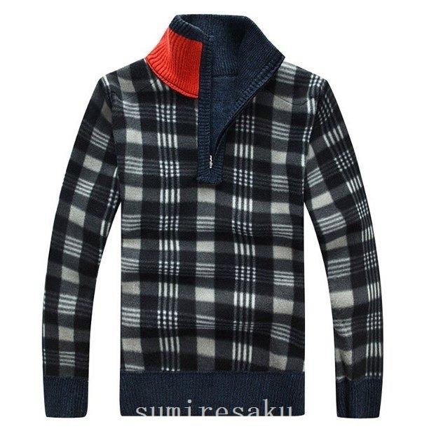 低価格で大人気の ジャケット フリースメンズジャケット フリースメンズジャケットハーフジップカットソーセーターハイネックタートル防寒暖かい Www Threeriversofs Com