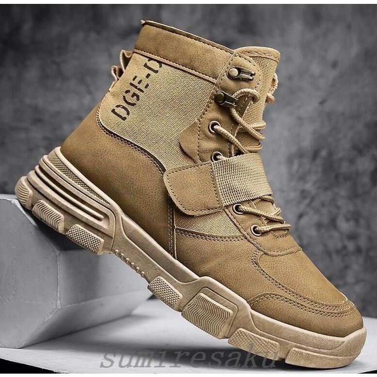 高い素材 シューズ ハイカットスニーカーメンズ ハイカットスニーカーシークレットシューズアウトドアレースアップカジュアルデッキシューズコンフォート シューズウォーキングシューズ Www Threeriversofs Com