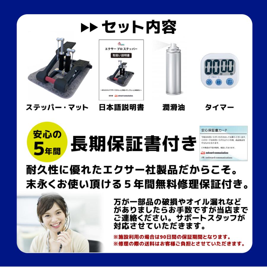 Xiser Pro Trainer エクサー プロ ステッパー【日本語説明書,5年