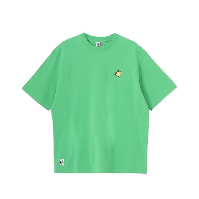 CHUMS オリーブグリーン つなぎ S CHUMS(チャムス) CHUMS Embroidery T-Shirt CH01-2745 (オーバーサイズ