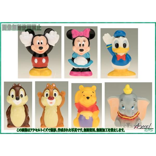 660円 新作 人気 ディズニーキャラクター ソフビ製指人形 全７種セット