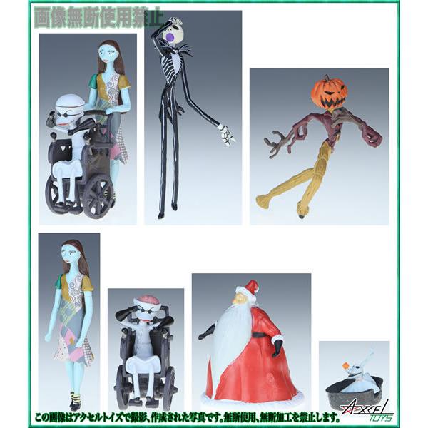 美品 ナイトメア・ビフォア・クリスマス フィギュアコレクション 全3種 YUJIN・ナイトメアー・ビフォア クリスマス・ ミニブリスター