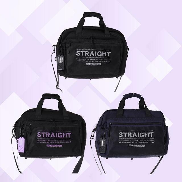 撥水ポリ前メッシュポケット付トラベルボストン(マルチホルダー