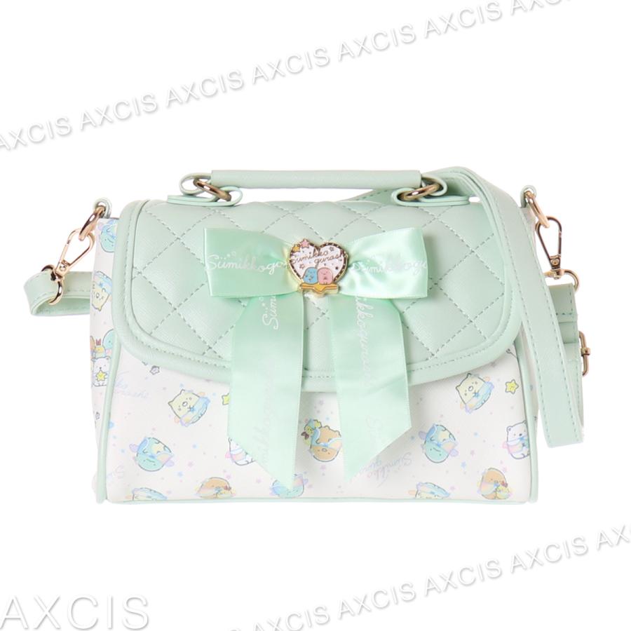 すみっコぐらし リボン付き合皮ミニショルダーII / すみっコ