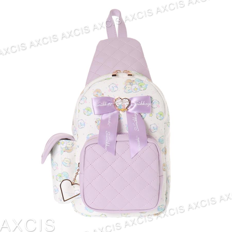 すみっコぐらし リボン付き合皮ボディバッグII / すみっコ 2022