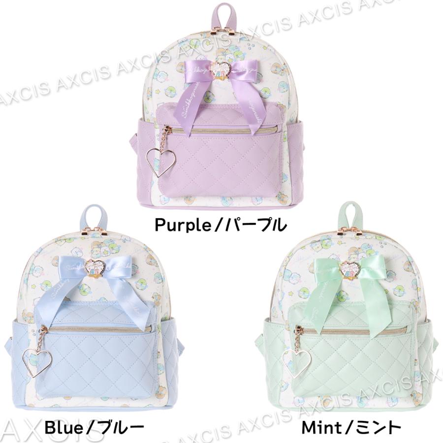 ファンシーパック　リボン付録A1〜6 すみっコぐらし リボン付き合皮ミニデイパック / リボン型 2022新作