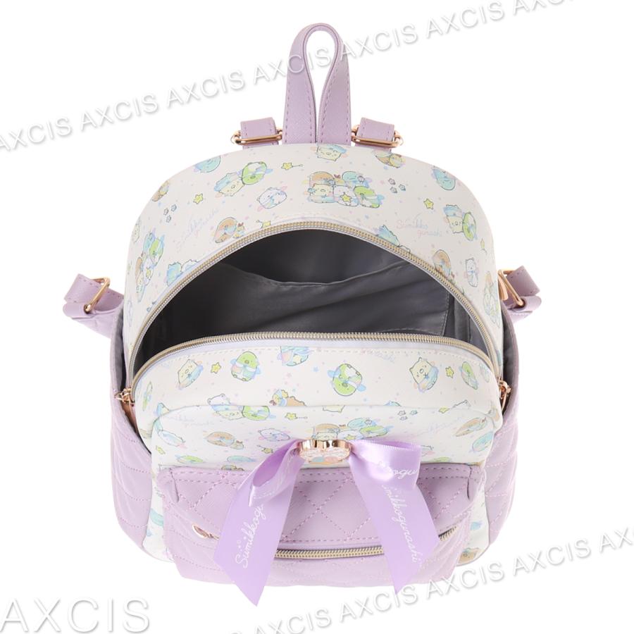 すみっコぐらし リボン付き合皮ミニデイパック / リボン型 2022新作