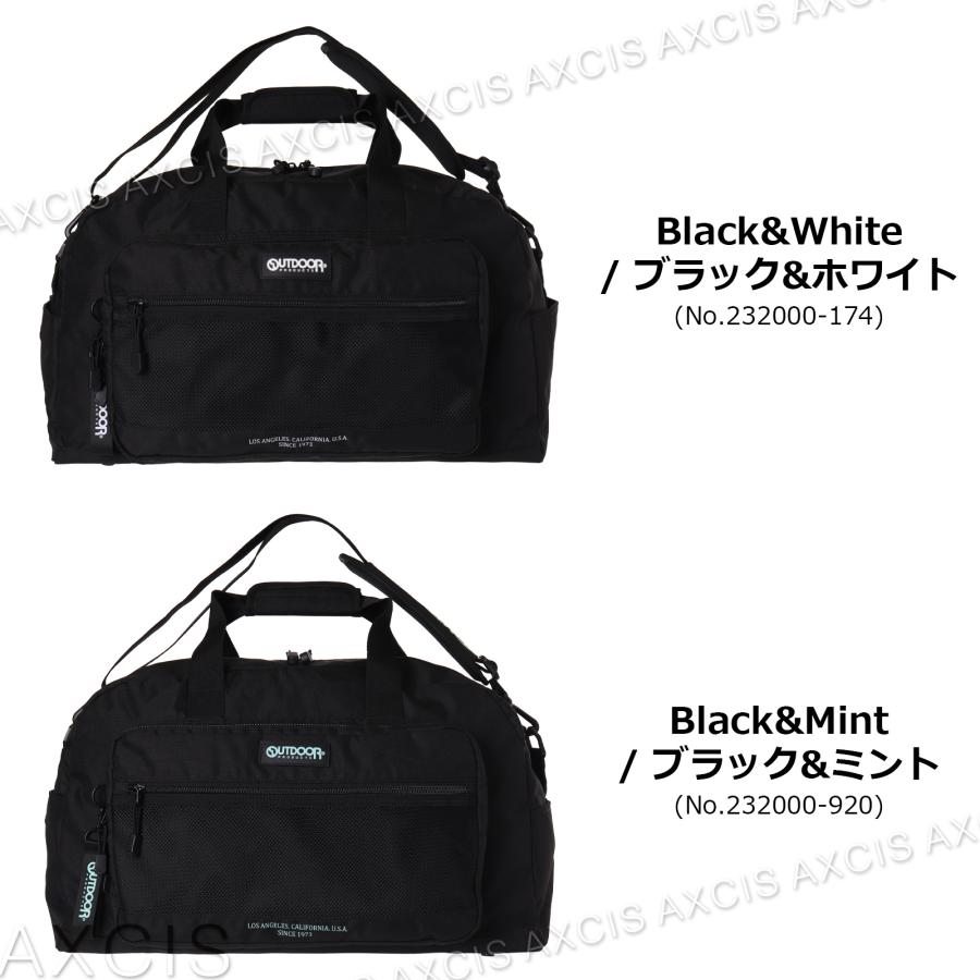 OUTDOOR トラベルボストン ポリ ラバープレート 大容量 軽量 メンズ