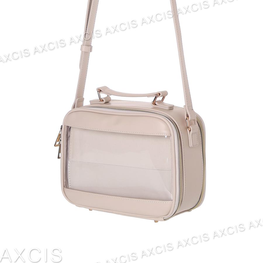 Mineed by Osel 2WAYショルダー 合皮 横型 推し活 : AXCIS Mineed by Osel 2WAYショルダー 合皮 横型 推し活 : AXCIS