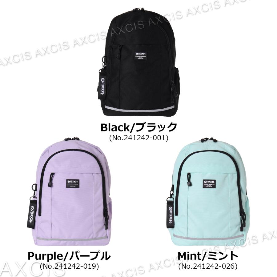 OUTDOOR デイパック ポリ ラバー付き アウトドア リュック スクール 小