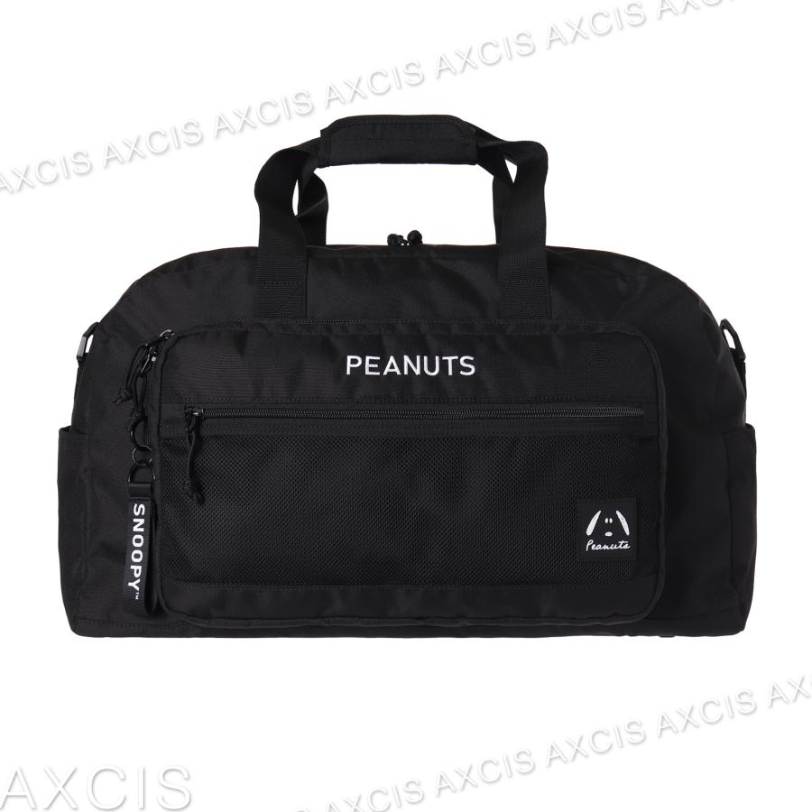 SNOOPY トラベルボストン ポリ ラバー付き 大容量 軽量 旅行用バッグ