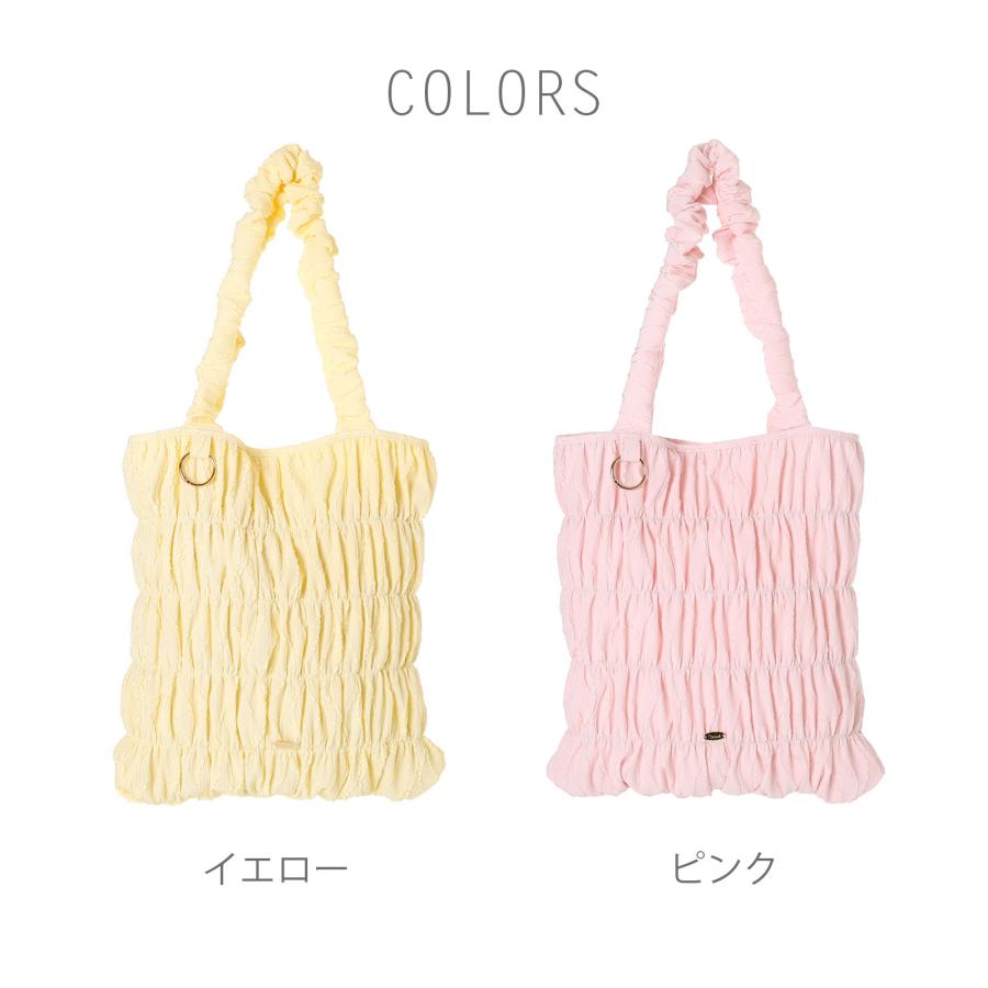 推し活バッグ トートバッグ 大容量 Mineed by Osel ポリギャザー トート 推しカラー シンプル 肩掛け 手提げ |  | 09