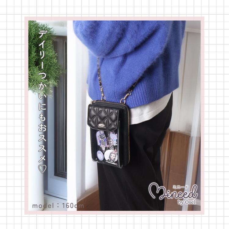 Mineed by Oselスマホショルダー 推し活 グッズ 推し活ウォレット 痛バ