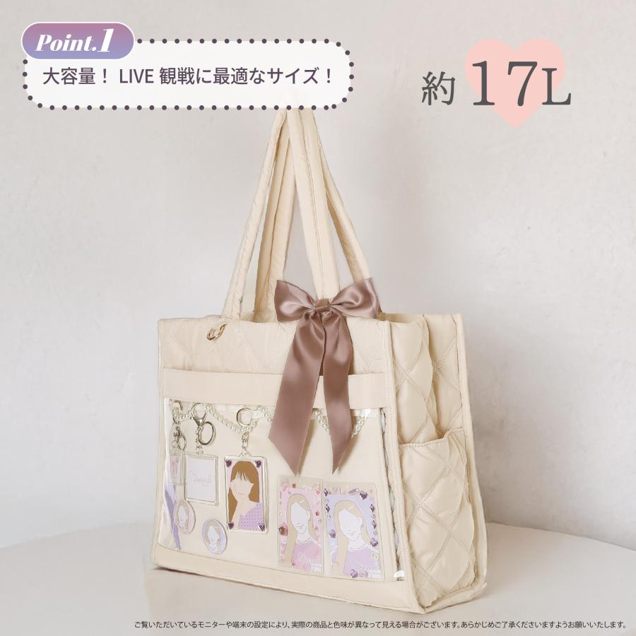 Mineed by Osel 推し 窓 横型トート 痛バ 2WAY 推し活バッグ
