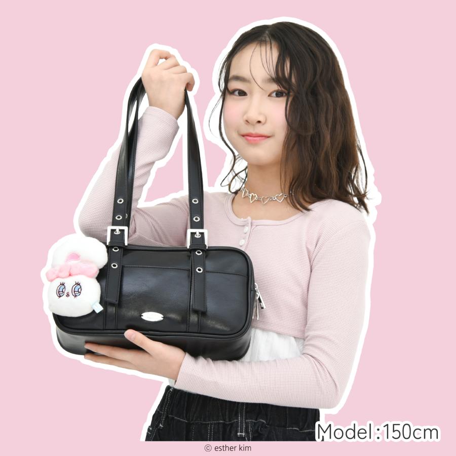 エスターバニー 合皮 ぬいぐるみ付 ボストンバッグ レディース Esther