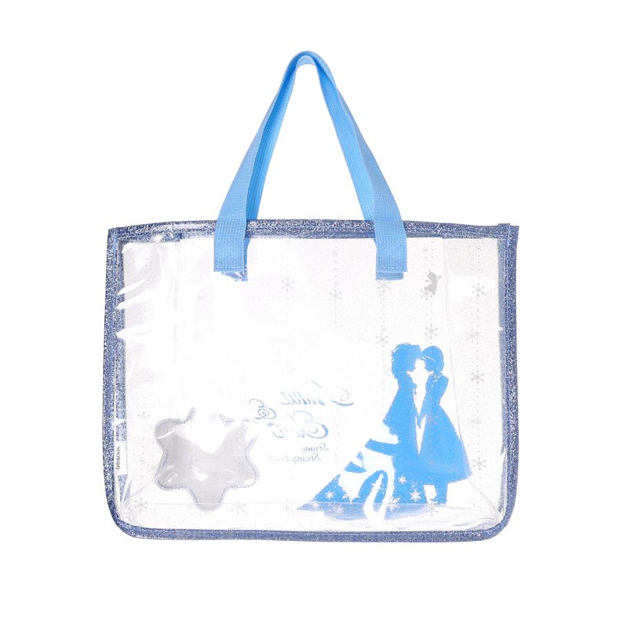 ディズニー キラキラ クリアトート プールバッグ ラプンツェル アナと